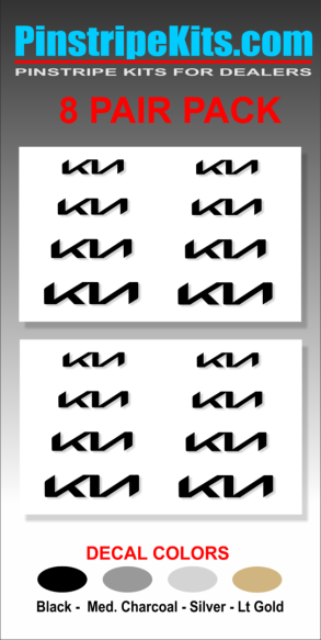 Kia Sportage Sorento Rio Optima Soul Sedona  vinyl pinstripe emblem stripe logo decal graphic