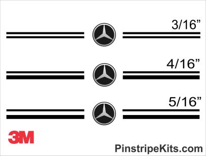 Mercedes Benz logo / badge car vinyl graphics stickers decals