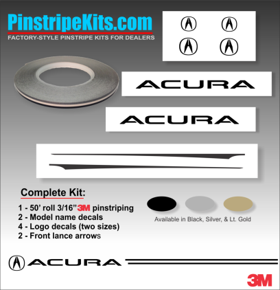 Acura MDX RDX TLX vinyl pinstripe for car truck decal emblem stripe logo decal graphic emblem logo vinyl decal pinstripe graphic sticker stripe